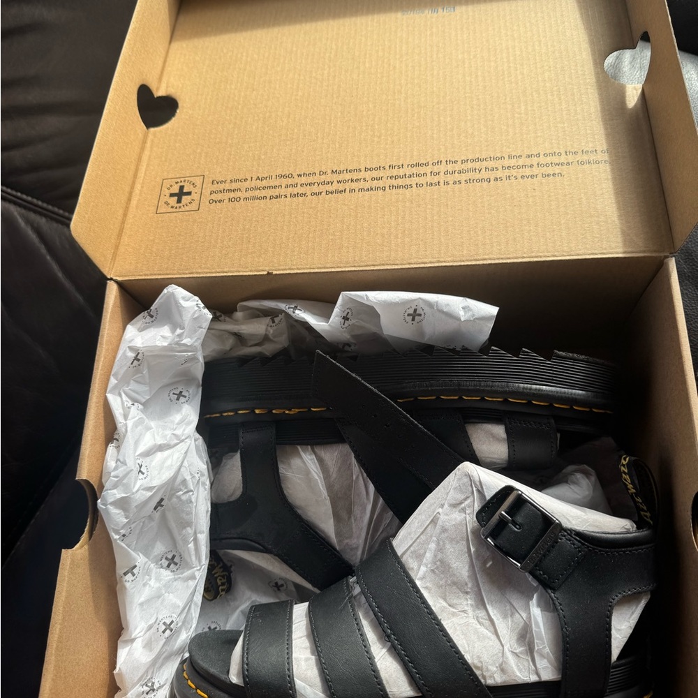 Dr. Martens Black Strappy Footwear - Picture 9 of 16